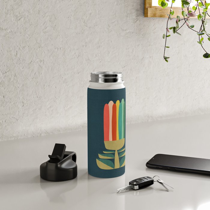 Little rainbow flower Water Bottle Gallery Image 4