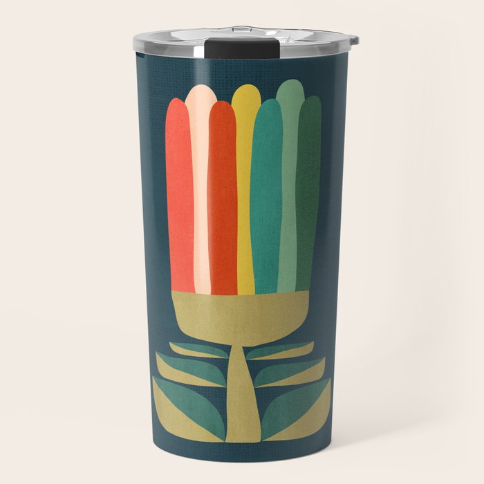 Little rainbow flower Travel Mug Gallery Image 1