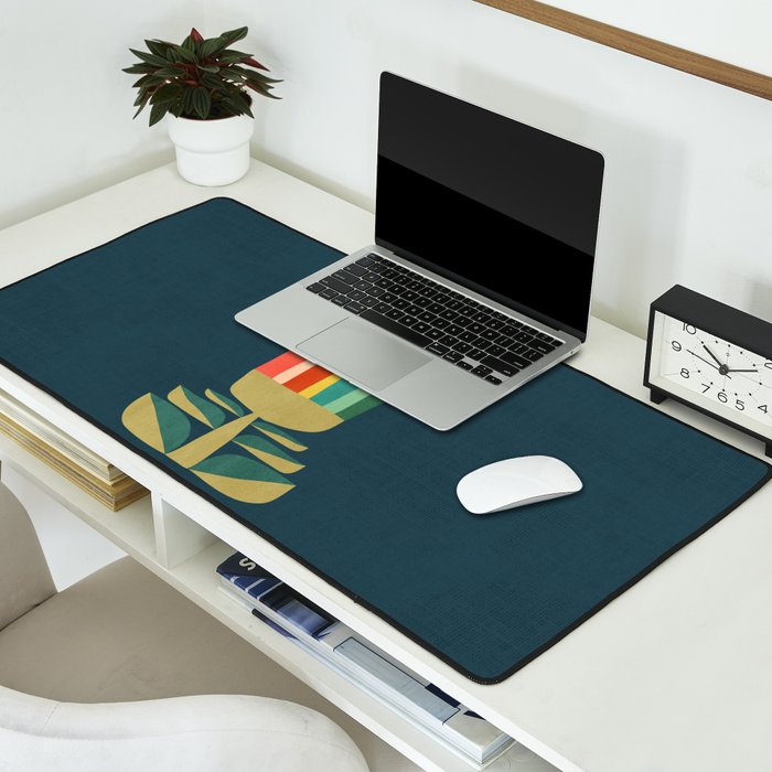 Little rainbow flower Desk Mat Gallery Image 2
