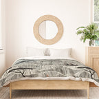 Wildlife Safari Savannah black ´n white Duvet Cover Gallery Image 3