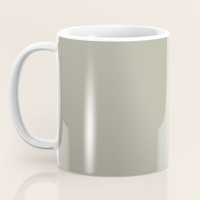 Neutral Mushroom Solid Color Coffee Mug Gallery Image 3