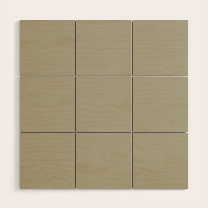 Neutral Mushroom Solid Color Wood Wall Art Gallery Image 1