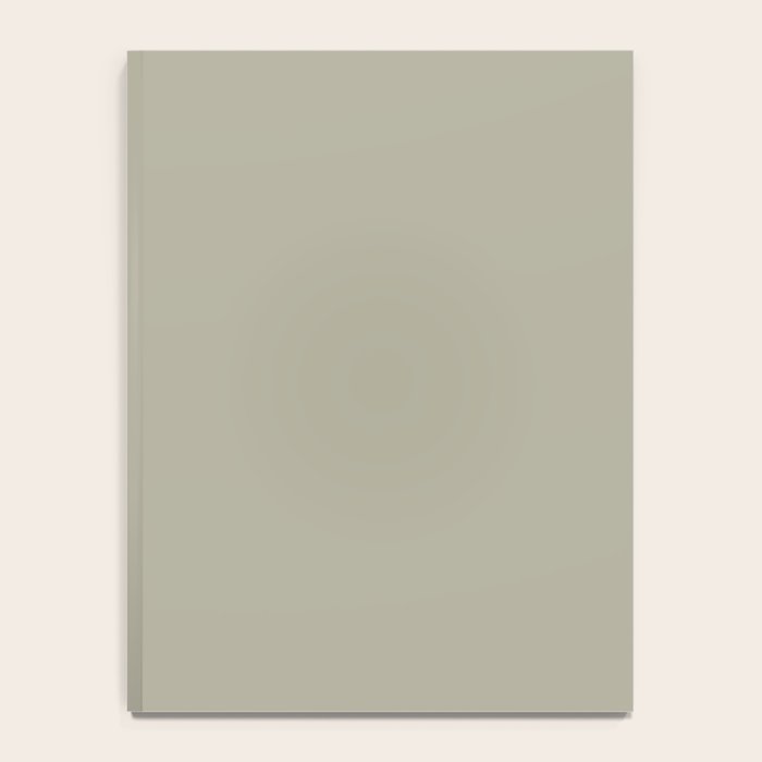 Neutral Mushroom Solid Color Notebook Gallery Image 4