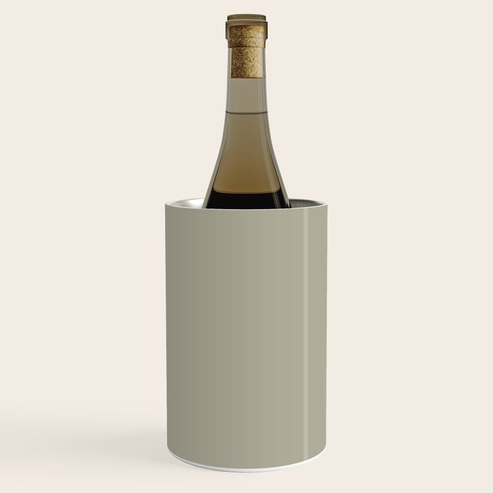 Neutral Mushroom Solid Color Wine Chiller Gallery Image 2
