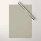Neutral Mushroom Solid Color Wrapping Paper Gallery Image 1