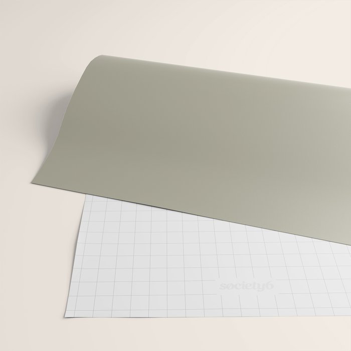 Neutral Mushroom Solid Color Wrapping Paper Gallery Image 2