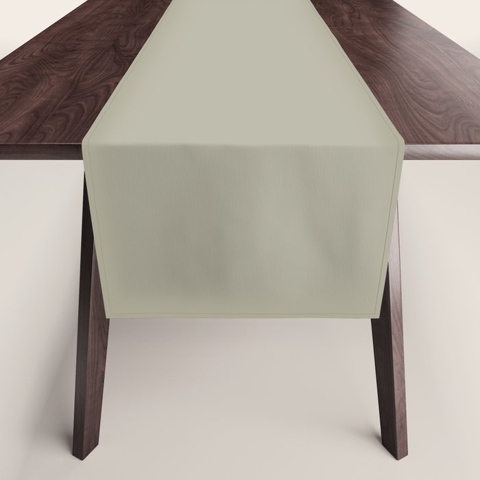 Neutral Mushroom Solid Color Table Runner Gallery Image 1