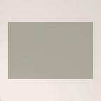 Neutral Mushroom Solid Color Welcome Mat Gallery Image 1