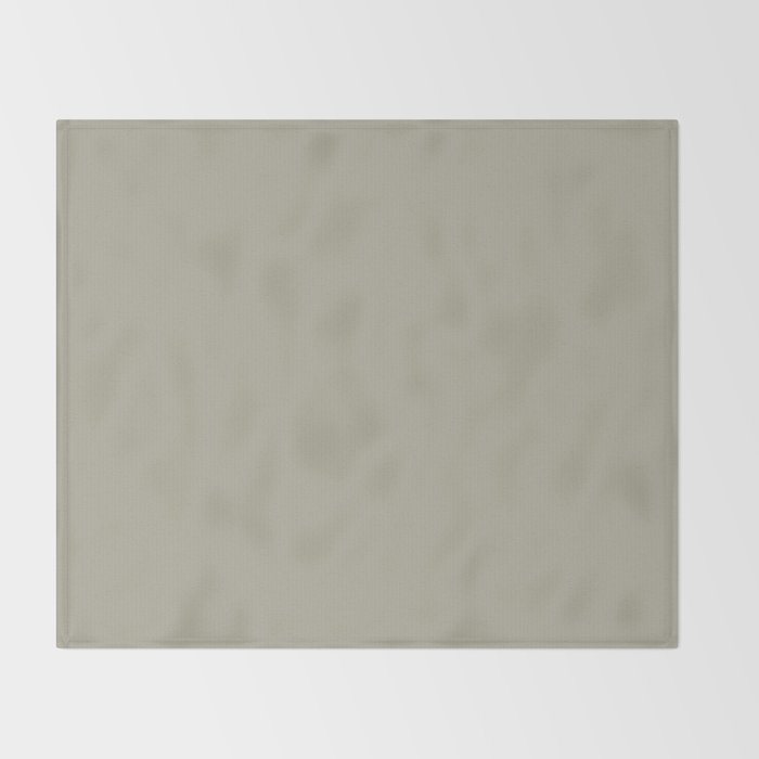 Neutral Mushroom Solid Color Throw Blanket Gallery Image 2