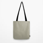 Neutral Mushroom Solid Color Tote Bag Gallery Image 2