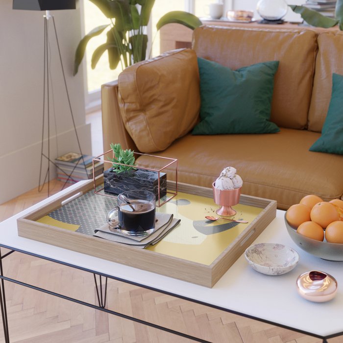 Whimsy Rhinoceros II Serving Tray Gallery Image 2