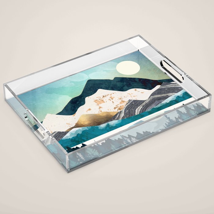 Evening Forest Acrylic Tray Gallery Image 1