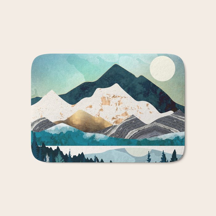 Evening Forest Bath Mat Gallery Image 1