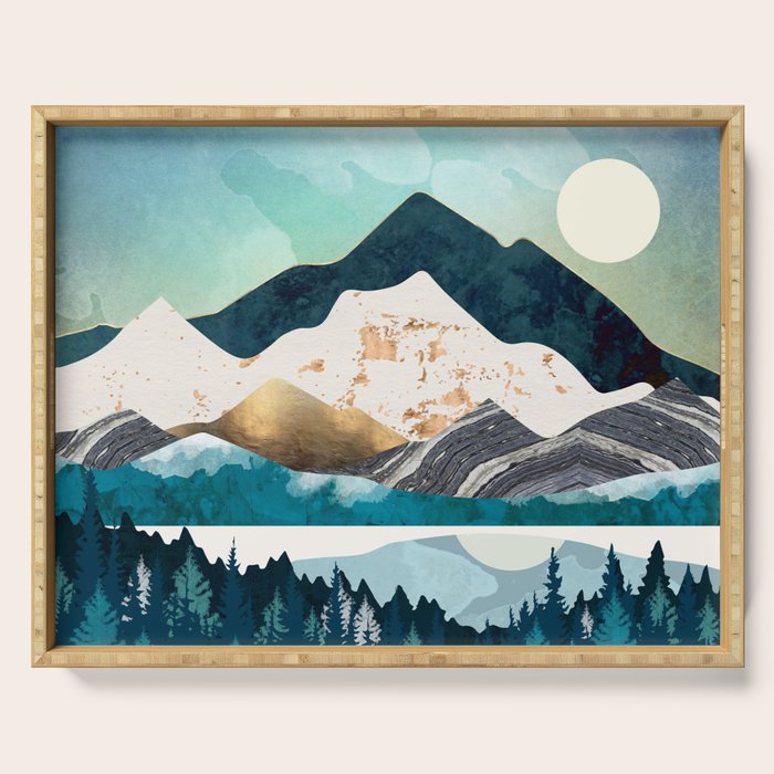 Evening Forest Serving Tray Gallery Image 1