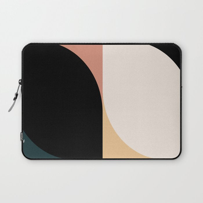 Almond Abstract XVI Laptop Sleeve Gallery Image 1