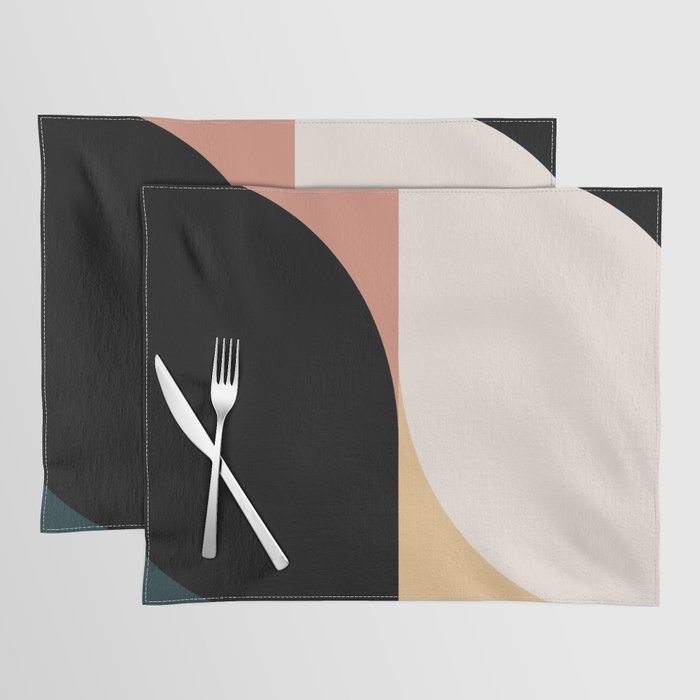 Almond Abstract XVI Placemat Gallery Image 1