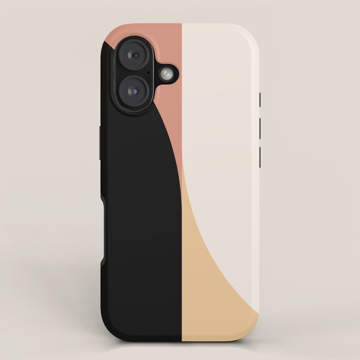 Almond Abstract XVI iPhone Case Gallery Image 1