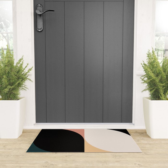 Almond Abstract XVI Welcome Mat Gallery Image 3