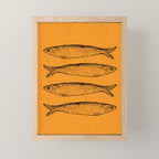 Sardine Fish Mini Art Print Gallery Image 1