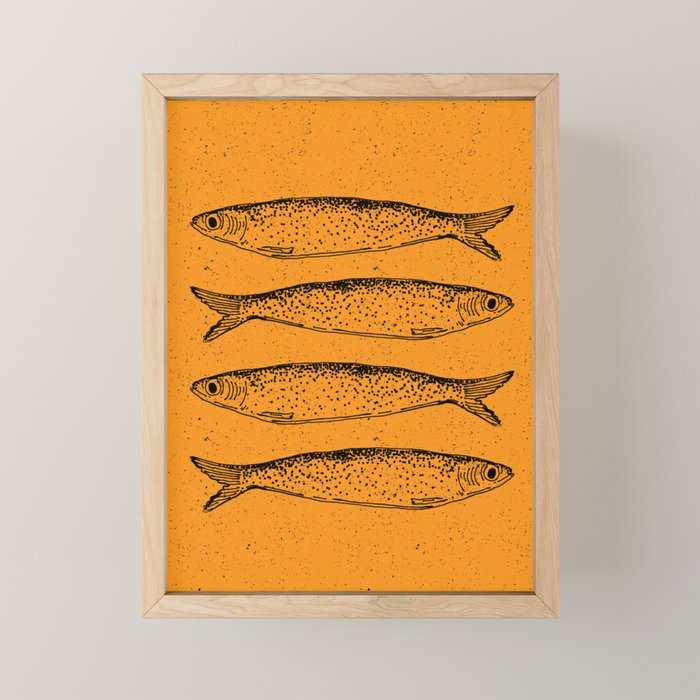 Sardine Fish Mini Art Print Gallery Image 1