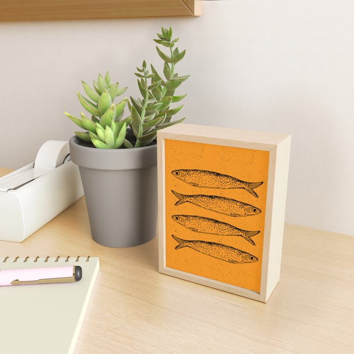 Sardine Fish Mini Art Print Gallery Image 2
