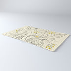 Minimalist Garden flowers Rug Gallery Image 3