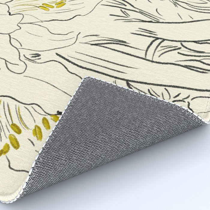 Minimalist Garden flowers Rug Gallery Image 4