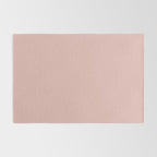 Solid Color Rose Gold Pink Rug Gallery Image 2