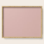 Solid Color Rose Gold Pink Serving Tray Gallery Image 1
