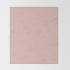 Solid Color Rose Gold Pink Throw Blanket Gallery Image 2