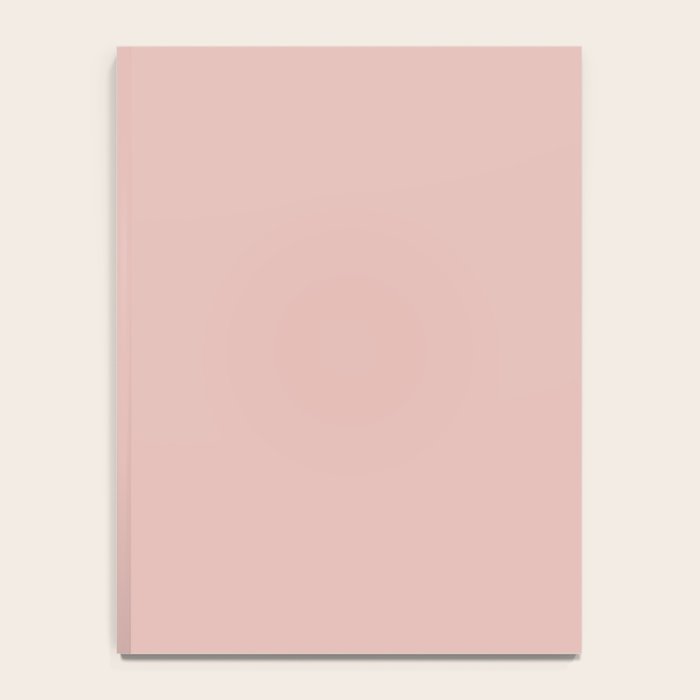 Solid Color Rose Gold Pink Notebook Gallery Image 4