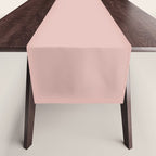 Solid Color Rose Gold Pink Table Runner Gallery Image 1