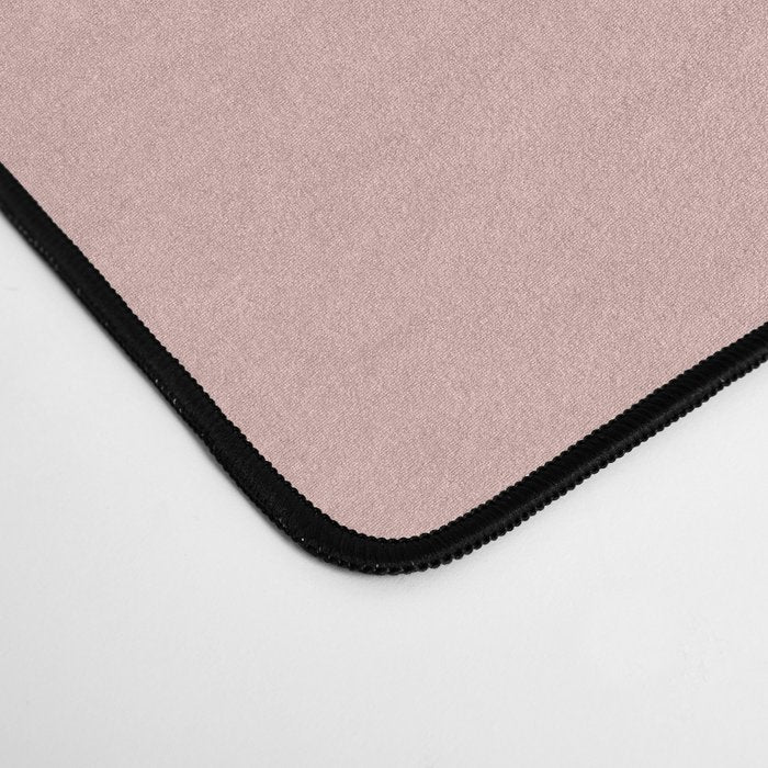 Solid Color Rose Gold Pink Desk Mat Gallery Image 4
