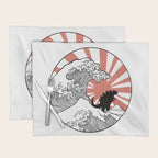 Godzilla Rising Sun The Great Wave  Placemat Gallery Image 1