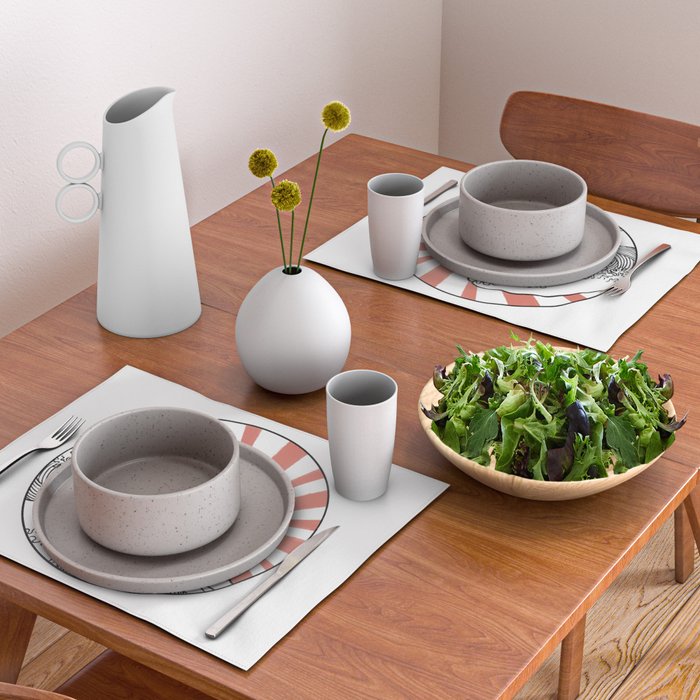 Godzilla Rising Sun The Great Wave  Placemat Gallery Image 2