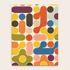 Mid Century Vivid Abstract Notebook Gallery Image 4