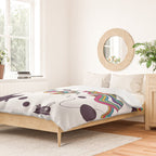 Psychedelic Planet Duvet Cover Gallery Image 2