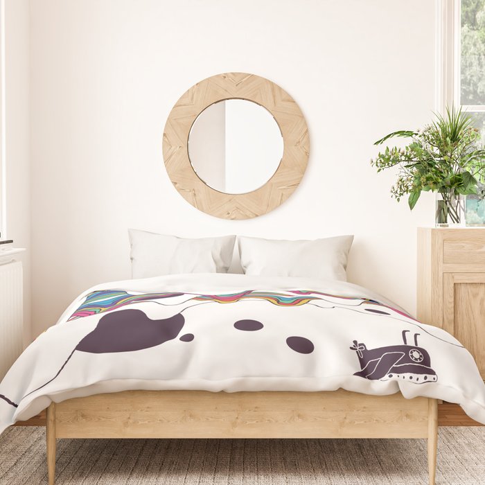 Psychedelic Planet Duvet Cover Gallery Image 3