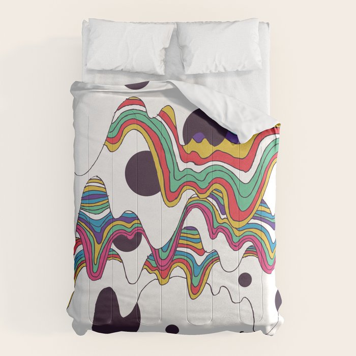 Psychedelic Planet Comforter Gallery Image 1
