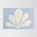 Tropical Plant Minimalism - Blue Rug Gallery Image 2