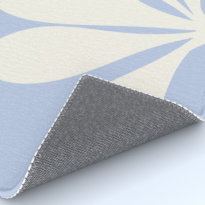 Tropical Plant Minimalism - Blue Rug Gallery Image 4