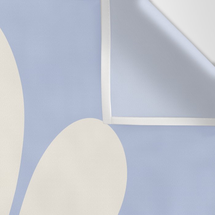 Tropical Plant Minimalism - Blue Wall Tapestry Gallery Image 3