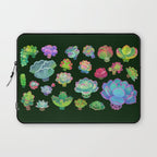 Baby succulent 2 - dark Laptop Sleeve Gallery Image 1