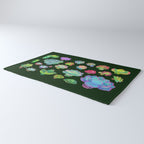Baby succulent 2 - dark Rug Gallery Image 3