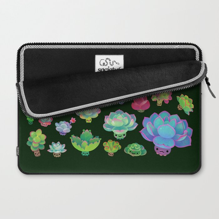 Baby succulent 2 - dark Laptop Sleeve Gallery Image 2