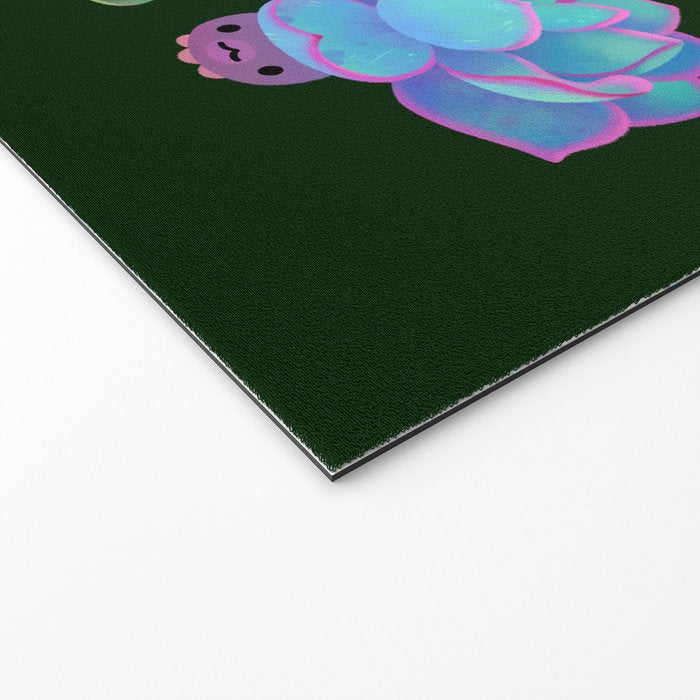 Baby succulent 2 - dark Welcome Mat Gallery Image 2