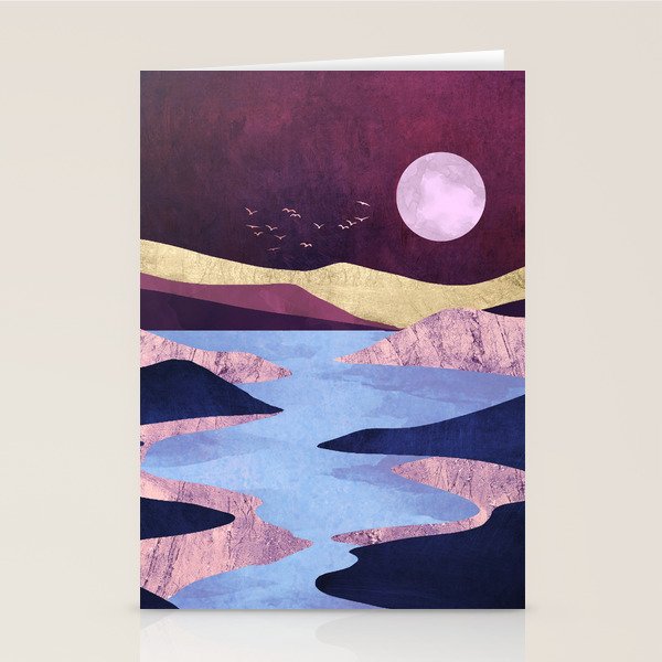 Periwinkle River Stationery Card Gallery Image 1