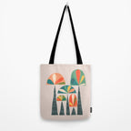 Quirky retro palm trees Tote Bag Gallery Image 2