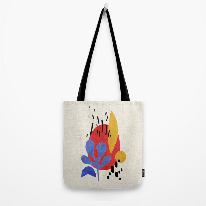 Blue Leaf Willow Tote Bag Gallery Image 2