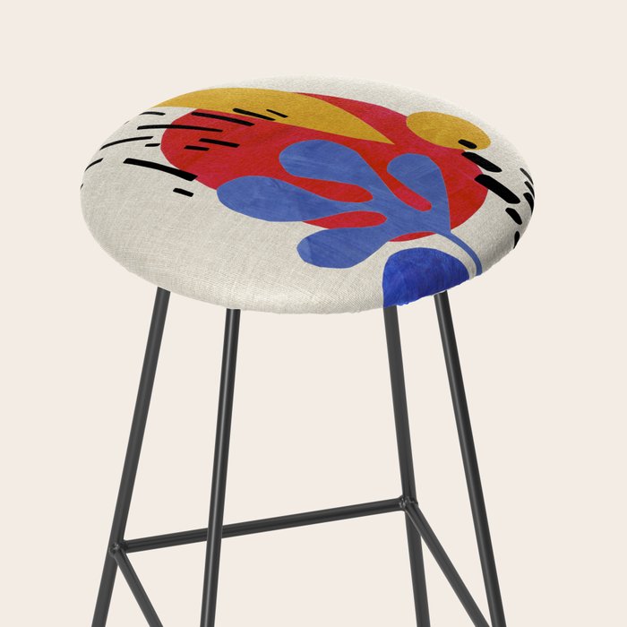Blue Leaf Willow Stool Gallery Image 2